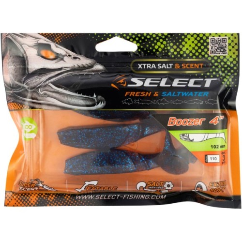 Силікон рибальський Select Boozer 4" 110 (3 шт/уп) (1870.32.34)