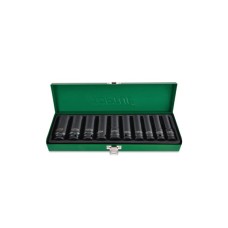 Набір торцевих головок Toptul дюймових ударних довгих 1/2" 7/16-1" 10шт. (GEAD1002)