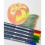 Олівці кольорові Faber-Castell GoldFaber акварельні, металевий пенал 12 кольорів (114612) (27637)