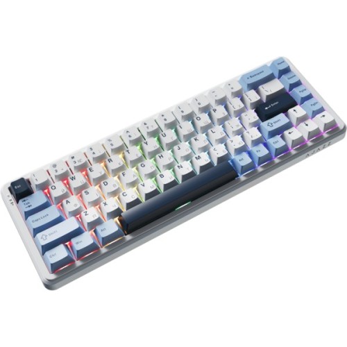 Клавіатура Ajazz AK680 MAX Magnetic Switch RGB USB White (AK680-M-BWD-AW)
