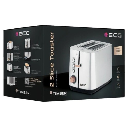 Тостер ECG ST 2767 Timber