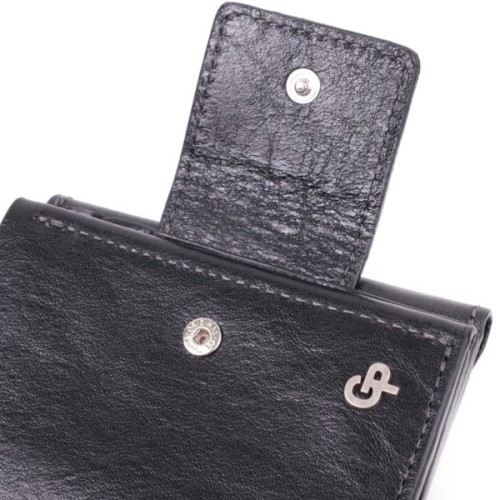 Гаманець Grande Pelle З натуральної шкіри Чорний (22573)