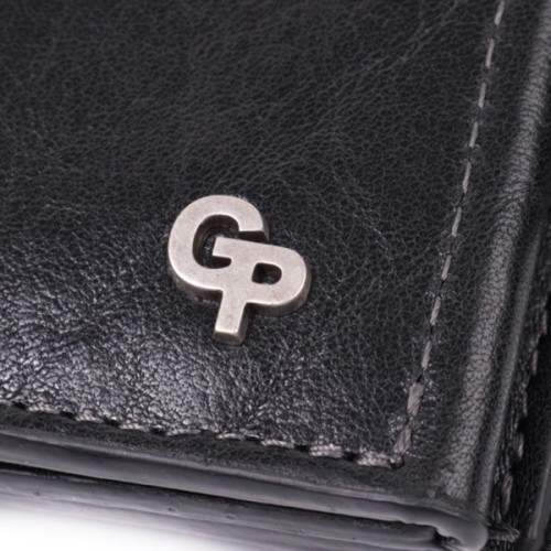 Гаманець Grande Pelle З натуральної шкіри Чорний (22573)