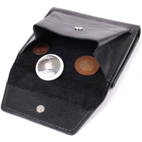 Гаманець Grande Pelle З натуральної шкіри Чорний (22573)