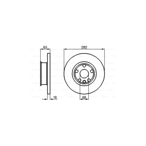 Гальмівний диск Bosch 0 986 478 613