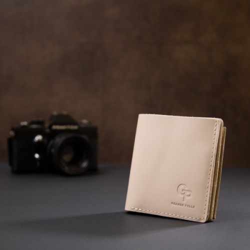 Портмоне Grande Pelle З монетницею Бежеве (11369)