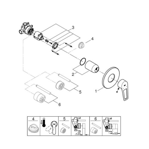 Змішувач Grohe BauLoop New (29042001)