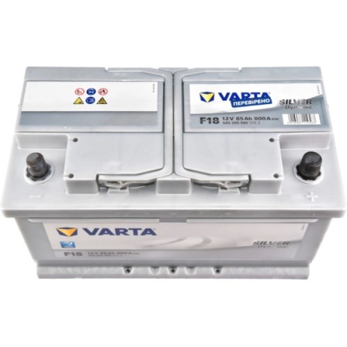 Акумулятор автомобільний Varta Silver Dynamic 85Аh (585200080)