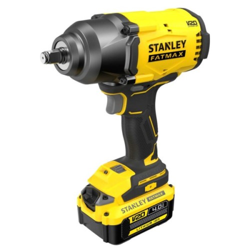 Гайковерт Stanley FatMax, ударний 18V, 4Ah, 950Нм, 2000 об/хв, 2600 уд/хв, 2.66кг (SFMCF940M1)