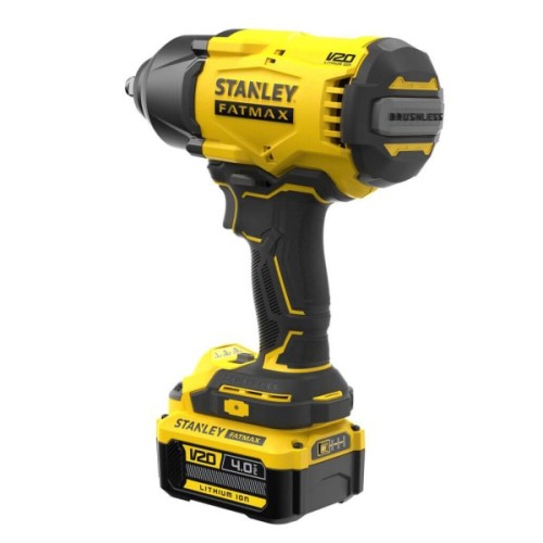 Гайковерт Stanley FatMax, ударний 18V, 4Ah, 950Нм, 2000 об/хв, 2600 уд/хв, 2.66кг (SFMCF940M1)