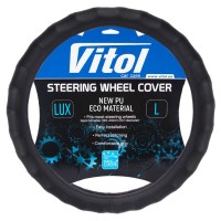 Чохол на руль VITOL M чорн (VLOD-NPU06 BK M)