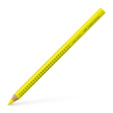 Маркер Faber-Castell олівець текстовиділювач Jumbo Grip Neon, колір жовтий (21329)
