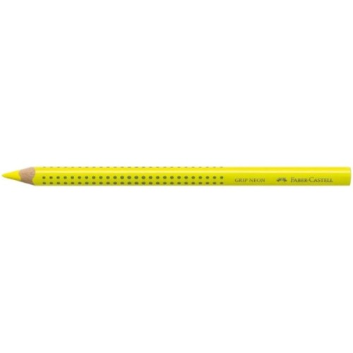 Маркер Faber-Castell олівець текстовиділювач Jumbo Grip Neon, колір жовтий (21329)