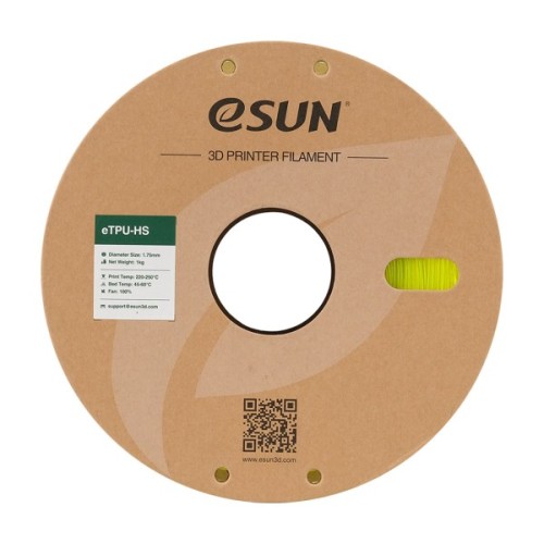 Пластик для 3D-принтера eSUN TPU HIGH SPEED 1,75mm 1kg FLUORES YELLOW (TPU-HS175F-Y1P1)