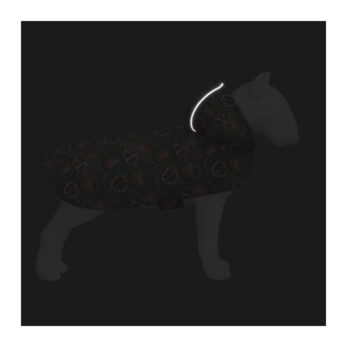 Дощовик для тварин WAUDOG Clothes Накидка з капюшоном Гранати S (356-4052)