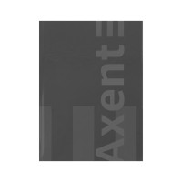 Книга записна Axent A4 One color, 96 аркушів клітинка, сірий (8426-4-A)