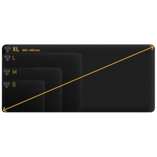 Килимок для мишки YENKEE YPM 90 Speed Top XL Black (45019472)