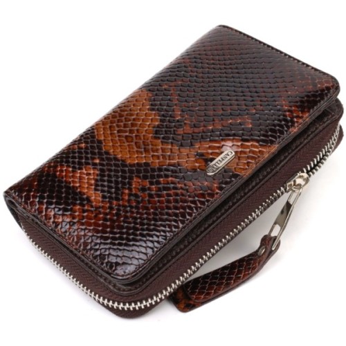 Портмоне Canpellini З натуральної шкіри Різнобарвне (21714)