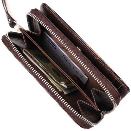 Портмоне Canpellini З натуральної шкіри Різнобарвне (21714)