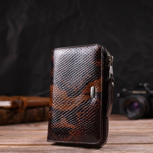 Портмоне Canpellini З натуральної шкіри Різнобарвне (21714)