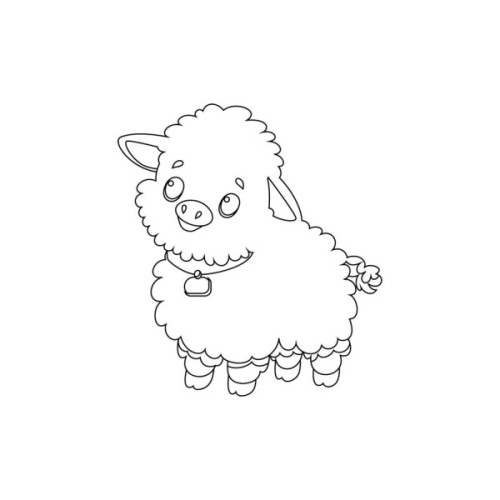 Картина по номерам ArtCraft Ягня 25х30 см (15109-AC)