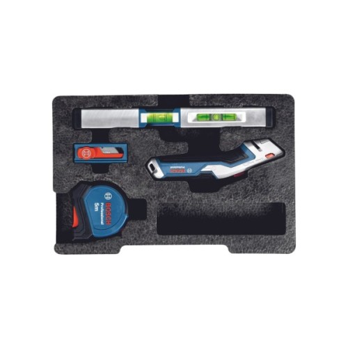 Набір інструментів Bosch 19 шт, рулетка 5м, рівень 25см (0.615.990.N2R)