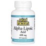 Вітамінно-мінеральний комплекс Natural Factors Альфа-ліпоєва кислота, 400 мг, Alpha-Lipoic Acid, 60 капсул (NFS-02101)