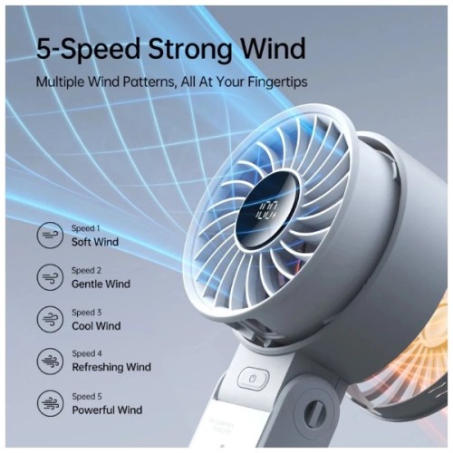 Вентилятор Jisulife Handheld Fan 7 grey