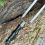 Шампур Metalzavod Подвійний 630х12х3мм чорний (DBL-SHMP-DR-630x12x3-BL)