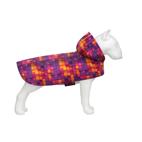 Дощовик для тварин WAUDOG Clothes Накидка з капюшоном Куби 3Д L (358-4057)