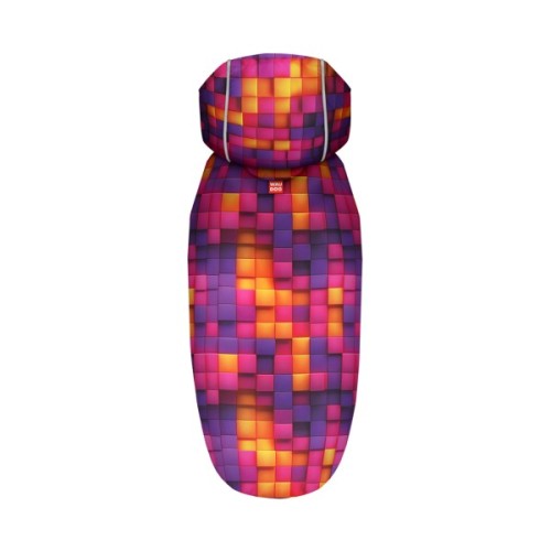 Дощовик для тварин WAUDOG Clothes Накидка з капюшоном Куби 3Д L (358-4057)