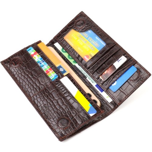 Гаманець Canpellini З натуральної шкіри Коричневий (21907)