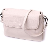 Сумка Vintage З натуральної шкіри Біла (22331)