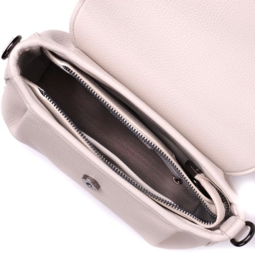 Сумка Vintage З натуральної шкіри Біла (22331)