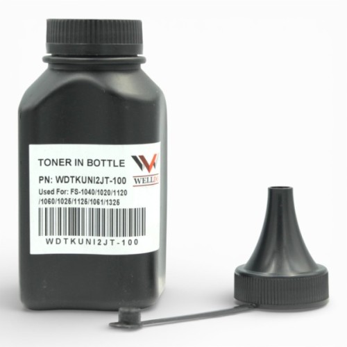 Тонер Kyocera TK-1110/1120, TOMOEGAWA, 100г Welldo (WDTKUNI2JT-100)