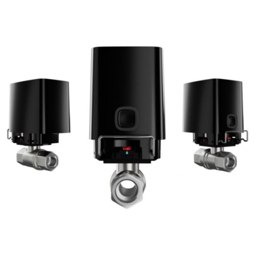 Кульовий кран Ajax WaterStop1/2 black