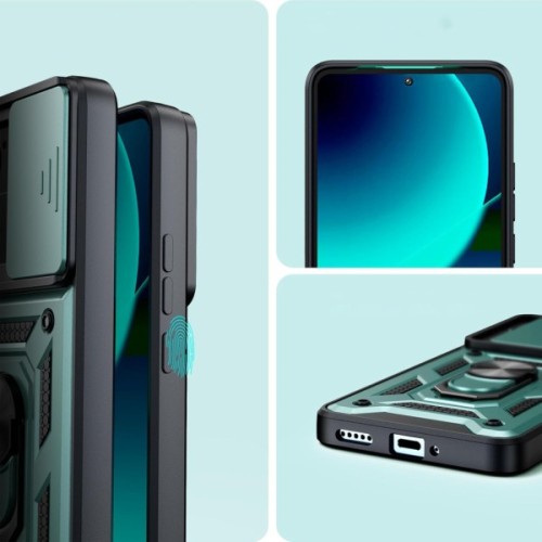 Чохол до мобільного телефона BeCover Military Xiaomi 13T/13T Pro Dark Green (710559)