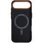 Чохол до мобільного телефона Armorstandart LikeCarbon2 SE MagCase Apple iPhone 17 Air Kevlar Black Orange (ARM89166)