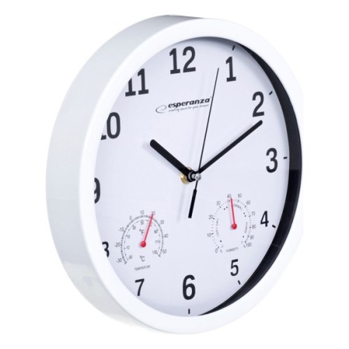 Настінний годинник Esperanza Wall Clock Lyon 25см White (EHC016W)