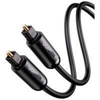 Кабель мультимедійний Optical Toslink 1.5m AV122 black Ugreen (70891)