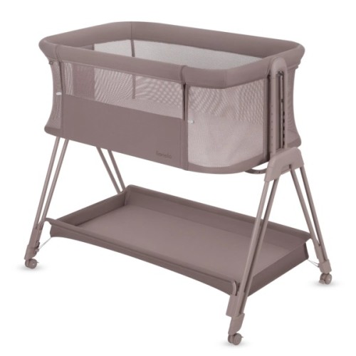 Ліжечко Lionelo приставна LUNA BEIGE TAUPE (LO-LUNA BEIGE TAUPE)