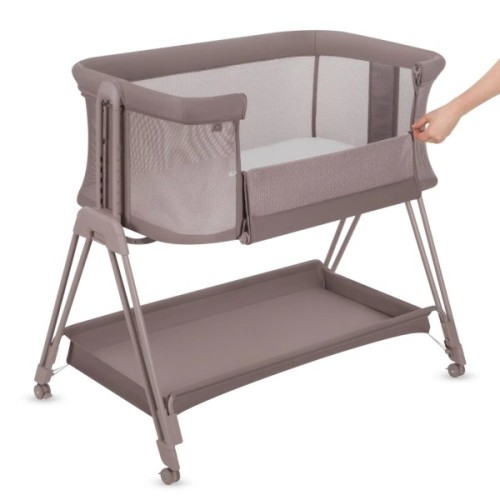 Ліжечко Lionelo приставна LUNA BEIGE TAUPE (LO-LUNA BEIGE TAUPE)