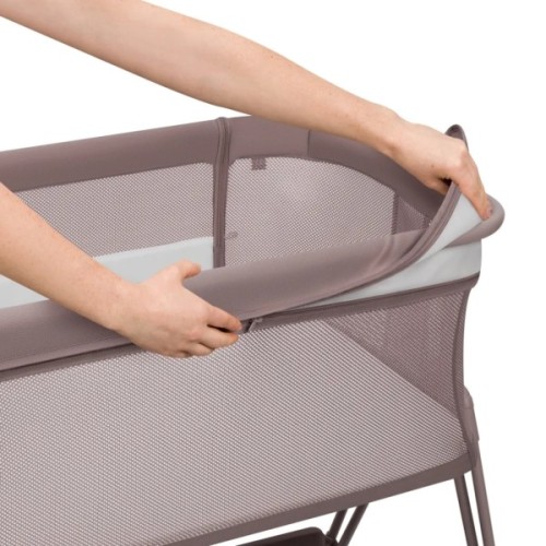 Ліжечко Lionelo приставна LUNA BEIGE TAUPE (LO-LUNA BEIGE TAUPE)