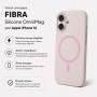 Чохол до мобільного телефона BeCover FIBRA Silicone OmniMag Apple iPhone 16 Light Pink (716229)