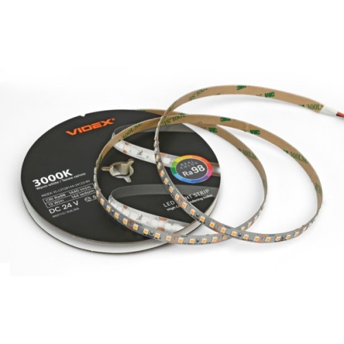 Світлодіодна стрічка Videx DC24V 60W 5M 3000K Ra98 IP20 5м (VL-LST28144-24123-B5)