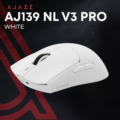 Мишка Ajazz AJ139 Near Link V3 Pro+ Wireless/Bluetooth/USB White (AJ139-NL-V3-PRO-W)