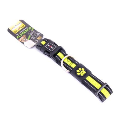 Нашийник для тварин GimDog Alfresco неопрен 35-51 см/25 мм жовтий (8009632059471)