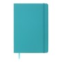 Книга записна Buromax TOUCH ME А5 96 аркушів лінія, бірюзовий (BM.295202-35)