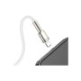 Дата кабель USB 2.0 AM to Lightning 2.0m Cafule Series Metal 2.4A White Baseus (CALJK-B02)