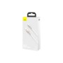 Дата кабель USB 2.0 AM to Lightning 2.0m Cafule Series Metal 2.4A White Baseus (CALJK-B02)